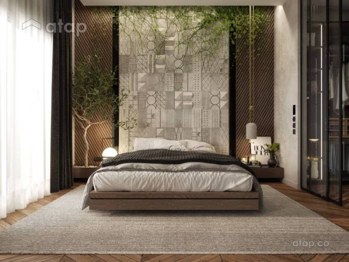 Kamar tidur dengan desain zen dan nuansa Nordic