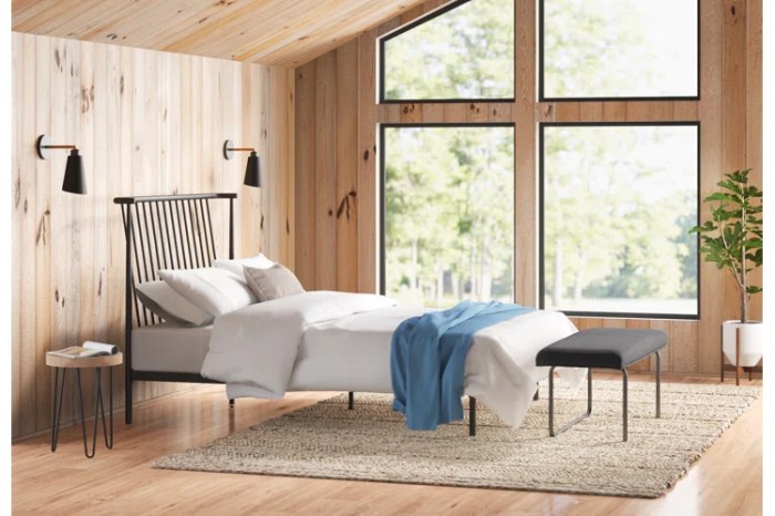 Kamar tidur dengan desain zen dan nuansa Nordic