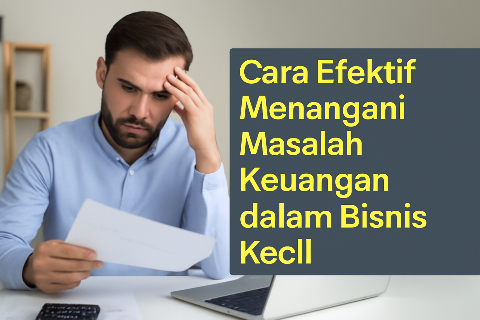 Cara Efektif Menangani Masalah Keuangan dalam Bisnis Kecil