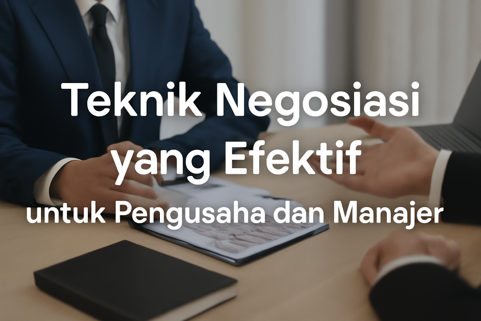 Teknik Negosiasi yang Efektif untuk Pengusaha dan Manajer